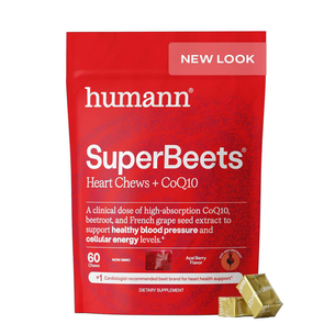 SuperBeets Advanced Heart Chews Blood Pressure Support - Acai Berry - 60 Chews (30 Servings) | GNC